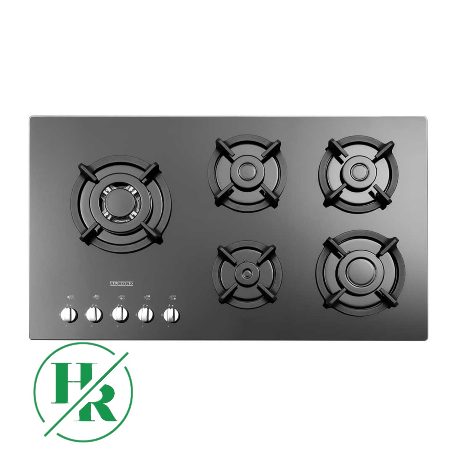اجاق گاز شیشه ای ایرانی مدل G-5957 i برند استیل البرز L&R