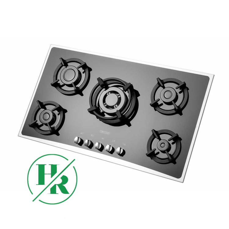 اجاق گاز شیشه ای استیل ایرانی مدل S-6125 i برند استیل البرز