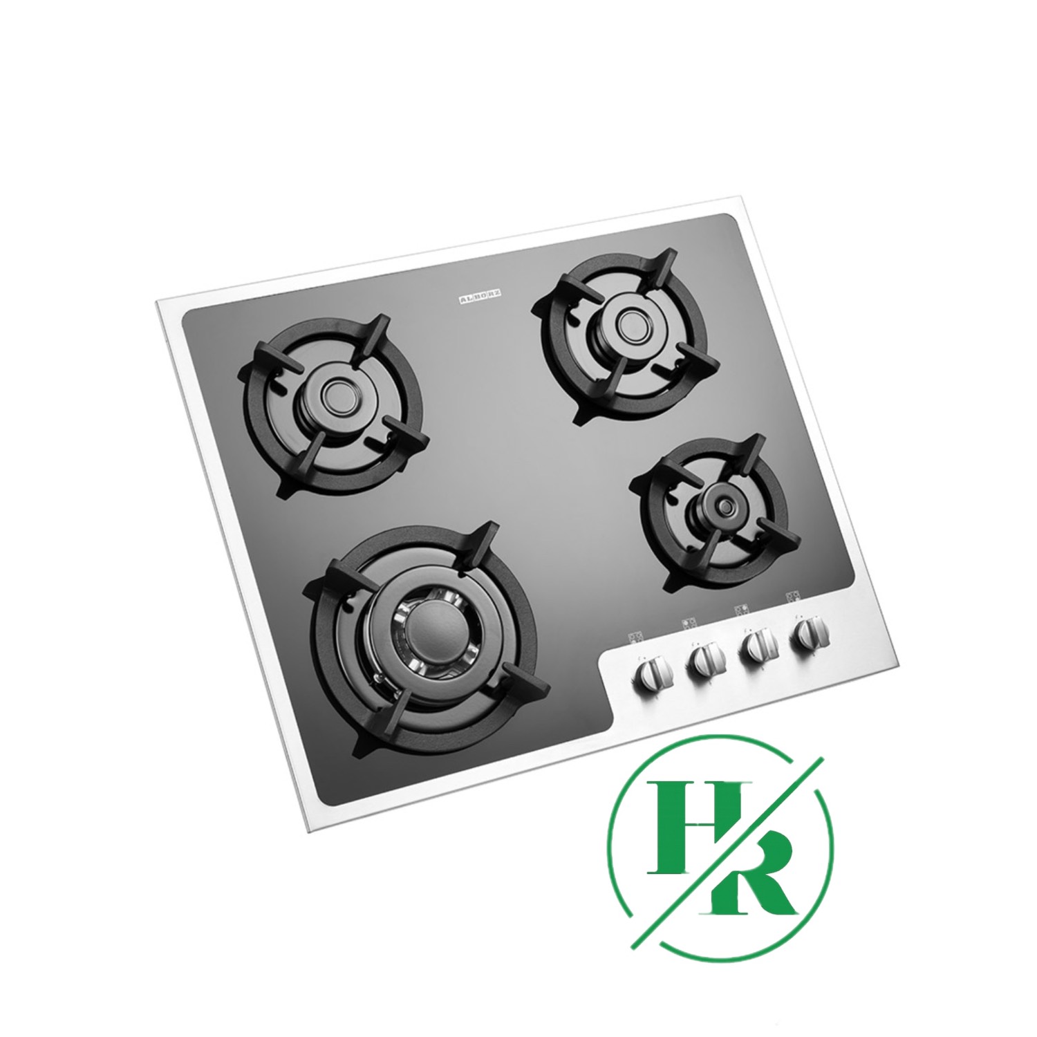 اجاق گازشیشه ای دور استیل ایرانی مدل G-4652iS برند استیل البرز